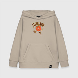 Толстовка детская хлопковая Cleveland Cavs, цвет: миндальный
