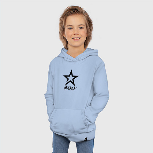 Детская толстовка-худи Oksana - star / Мягкое небо – фото 3