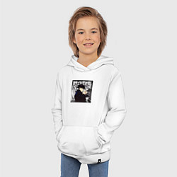 Толстовка детская хлопковая Мегуми магическая битва, цвет: белый — фото 2