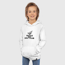 Толстовка детская хлопковая Last of Us гольф клуб Сиэттла светлый, цвет: белый — фото 2