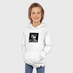 Толстовка детская хлопковая Denzel curry, цвет: белый — фото 2