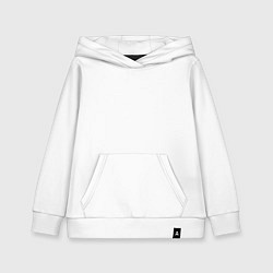 Толстовка детская хлопковая Теннисный корт: meet me on the court, цвет: белый