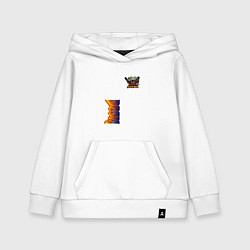 Толстовка детская хлопковая Doom персонаж из игры, цвет: белый