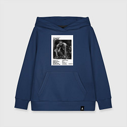 Толстовка детская хлопковая Джон Джонс постер, цвет: тёмно-синий