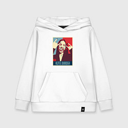 Толстовка детская хлопковая Olivia Rodrigo rock, цвет: белый