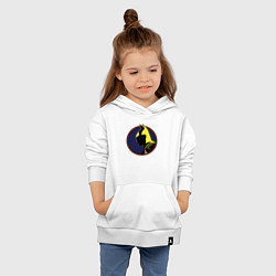 Толстовка детская хлопковая Ночь Бэтмена, цвет: белый — фото 2