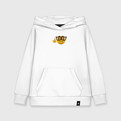 Детская толстовка-худи Смайл-ботан