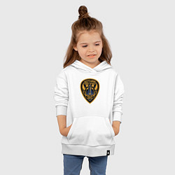 Толстовка детская хлопковая Gotham city police, цвет: белый — фото 2