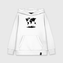 Детская толстовка-худи Мир в тени города