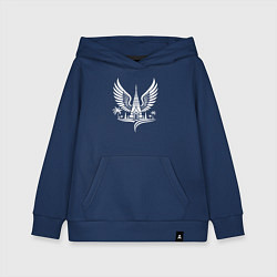 Толстовка детская хлопковая Хранитель тропиков, цвет: тёмно-синий
