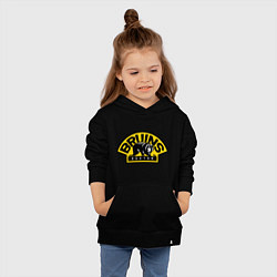 Толстовка детская хлопковая HC Boston Bruins Label, цвет: черный — фото 2