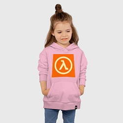 Толстовка детская хлопковая Half-Life, цвет: светло-розовый — фото 2