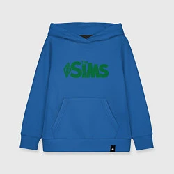 Толстовка детская хлопковая Sims, цвет: синий