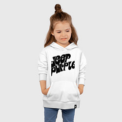 Толстовка детская хлопковая Deep Purple, цвет: белый — фото 2