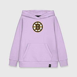 Толстовка детская хлопковая Boston Bruins, цвет: лаванда