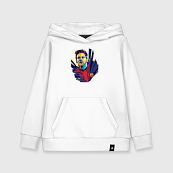 Детская толстовка-худи Messi Art