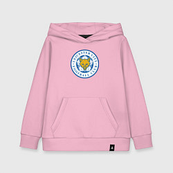 Толстовка детская хлопковая Leicester City FC, цвет: светло-розовый