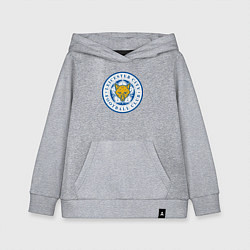 Толстовка детская хлопковая Leicester City FC, цвет: меланж