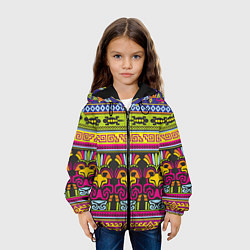 Куртка с капюшоном детская Мексика, цвет: 3D-черный — фото 2