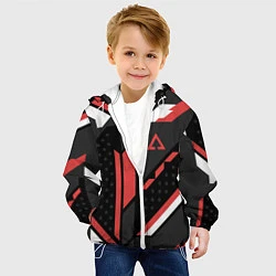 Куртка с капюшоном детская CS:GO Cyrex Pattern, цвет: 3D-белый — фото 2