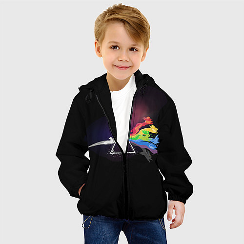 Детская куртка Покемоны / 3D-Черный – фото 4