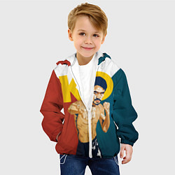 Куртка с капюшоном детская KO, цвет: 3D-белый — фото 2