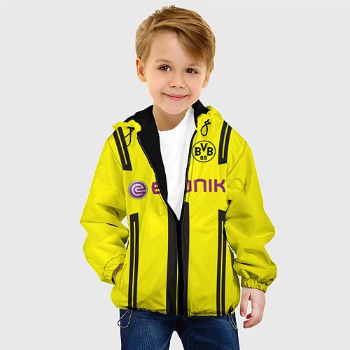 Детская куртка BVB FC: Evonik / 3D-Черный – фото 4