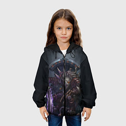 Куртка с капюшоном детская Rengar, цвет: 3D-черный — фото 2