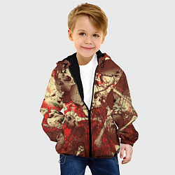 Куртка с капюшоном детская Cs:go - Styx Famas style, цвет: 3D-черный — фото 2
