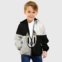 Куртка с капюшоном детская Juventus FC, цвет: 3D-черный — фото 2