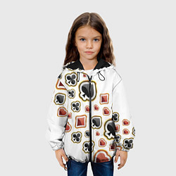 Куртка с капюшоном детская World Poker, цвет: 3D-черный — фото 2