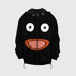 Куртка с капюшоном детская Mr Popo Face, цвет: 3D-черный
