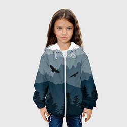 Куртка с капюшоном детская Простор, цвет: 3D-белый — фото 2