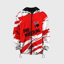 Куртка с капюшоном детская НФР: Pro Wrestling, цвет: 3D-черный