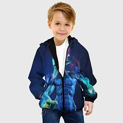 Куртка с капюшоном детская Leshrac, цвет: 3D-черный — фото 2