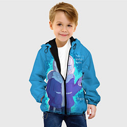 Куртка с капюшоном детская Winter Sans, цвет: 3D-черный — фото 2