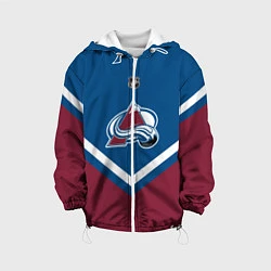 Куртка с капюшоном детская NHL: Colorado Avalanche, цвет: 3D-белый
