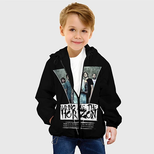 Детская куртка Bring Me The Horizon / 3D-Черный – фото 4
