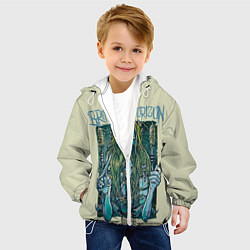Куртка с капюшоном детская Bring Me The Horizon, цвет: 3D-белый — фото 2
