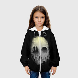 Куртка с капюшоном детская Мертвый туман, цвет: 3D-белый — фото 2
