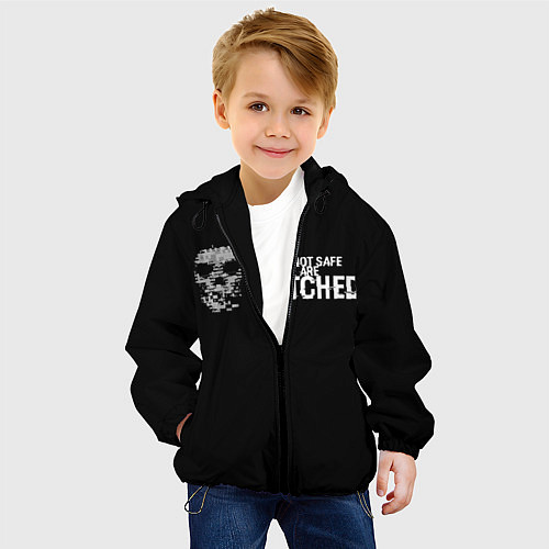 Детская куртка Watch Dogs 2 / 3D-Черный – фото 4