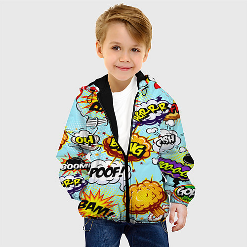Детская куртка Pop Art / 3D-Черный – фото 4