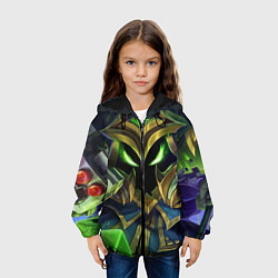 Куртка с капюшоном детская Вейгар, цвет: 3D-черный — фото 2