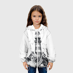 Куртка с капюшоном детская Маяк, цвет: 3D-белый — фото 2