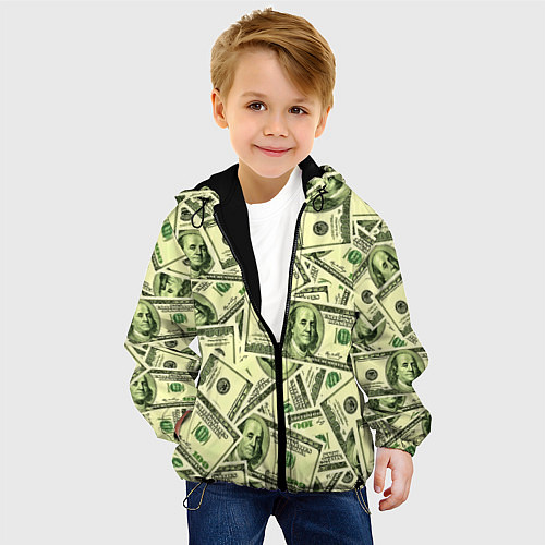 Детская куртка Benjamin Franklin / 3D-Черный – фото 4