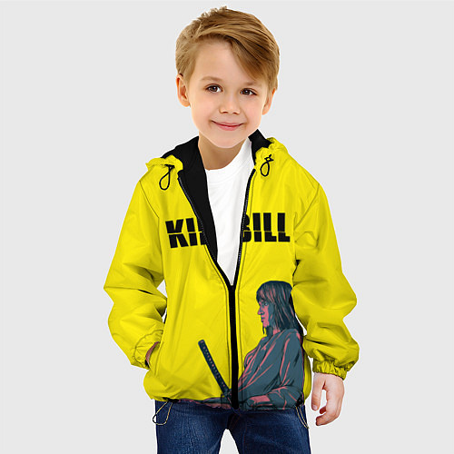 Детская куртка Kill Bill / 3D-Черный – фото 4