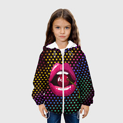 Куртка с капюшоном детская Pop art, цвет: 3D-белый — фото 2