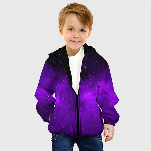 Детская куртка Космос / 3D-Черный – фото 4