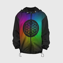 Куртка с капюшоном детская Coldplay Colour, цвет: 3D-черный