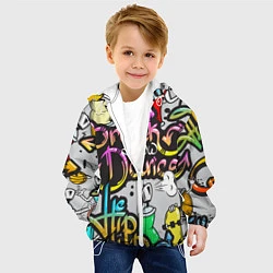 Куртка с капюшоном детская Break Show Dance, цвет: 3D-белый — фото 2